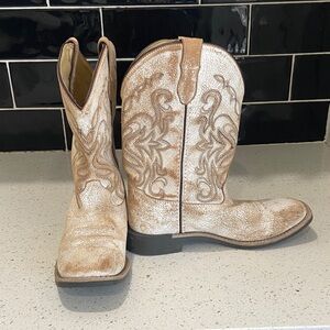 Tan Western Cowboy Boots